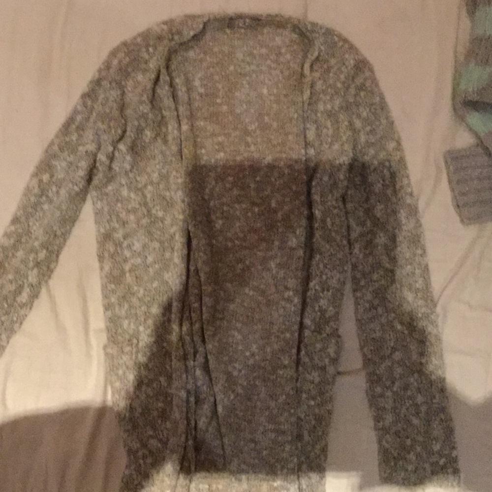 Open front cardigan sweater